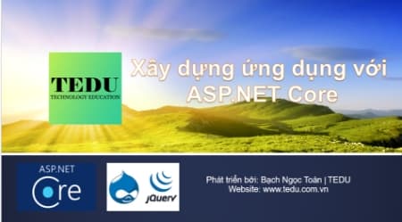 Khóa Xây dựng ứng dụng web với ASP.NET Core Cùng Tedu