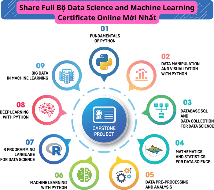 Combo 10 Khóa học Data Science and Machine Learning Cùng CSC