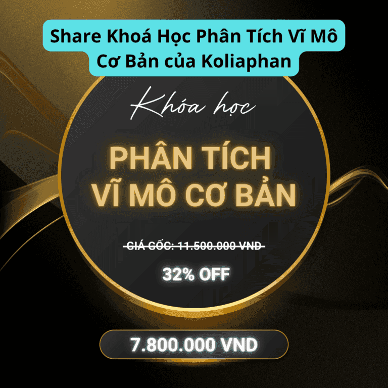 Khoá Học Phân Tích Vĩ Mô Cơ Bản của Koliaphan